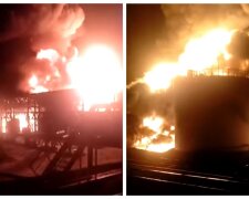 Пожар охватил нефтебазу на Киевщине после атаки оккупантов: кадры и памятка при аварии