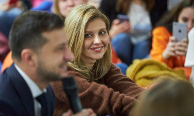 елена зеленска с мужем