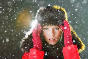 снег, зима, погода