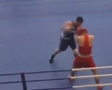 Боксер решился на нокаутирующий удар эффектной вертушкой, видео: "Надоело руками"