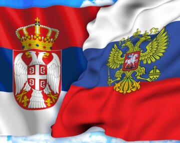 Сербия-Россия-флаги