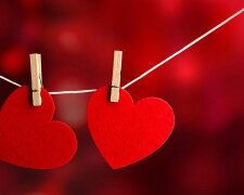 Сердечка и оригами ко Дню святого Валентина