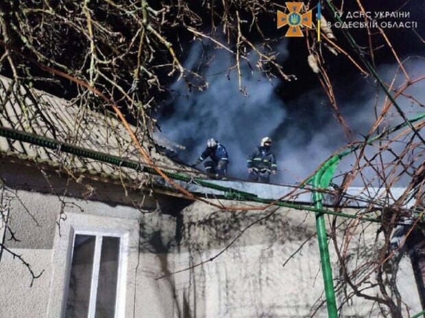 Тіло людини знайшли в згорілому будинку: кадри і деталі загадкової трагедії під Одесою