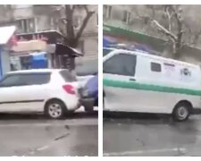 Масштабна аварія в Києві, зіткнулися відразу п'ять машин: кадри з місця