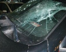 "Не сподобався водій": киянин розгромив чуже авто в житловому дворі, фото