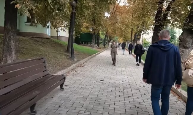 осень, Киев, Украина