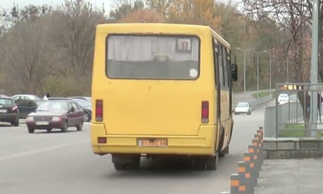 обмеження руху транспорту в Полтаві