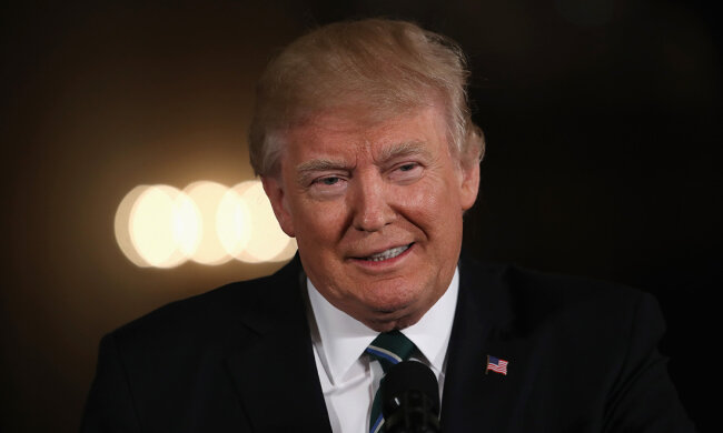 Donald Trump Holds Joint Press Conference With German Chancellor Angela Merkel