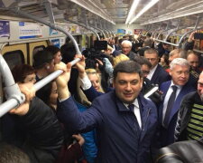 Гройсман в метро Харькова