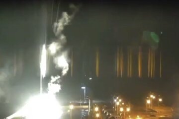 Запорожская АЭС обстрел пожар