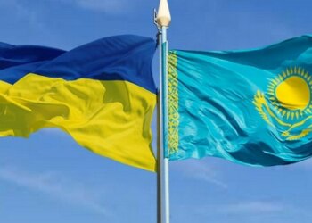 флаги, украина, казахстан