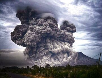 вулкан, извержение вулкана, катастрофа