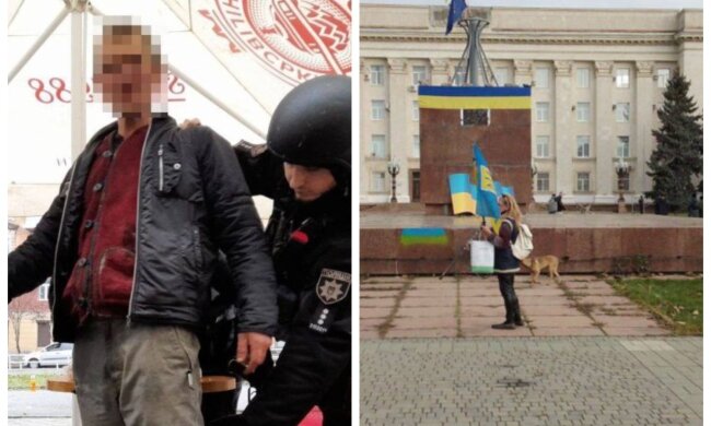 В Херсоне мужчина набросился на бойцов ВСУ: "Не знал об освобождении города от оккупации"