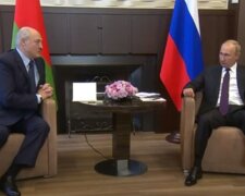 Владимир Путин и Александр Лукашенко, скрин