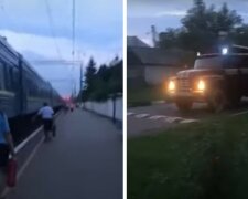 Потяг "Укрзалізниці" зупинили і атакували, кадри наслідків: "поліція не встигла"