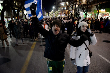 Греция-протест