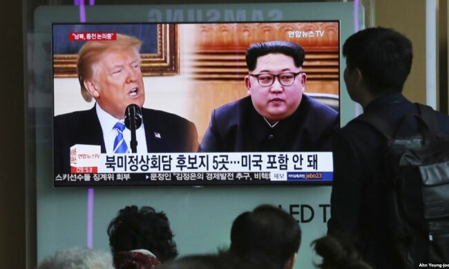 Трамп Ким Чен Ын