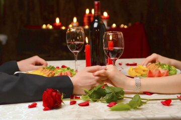 день святого валентина, вечеря, романтика