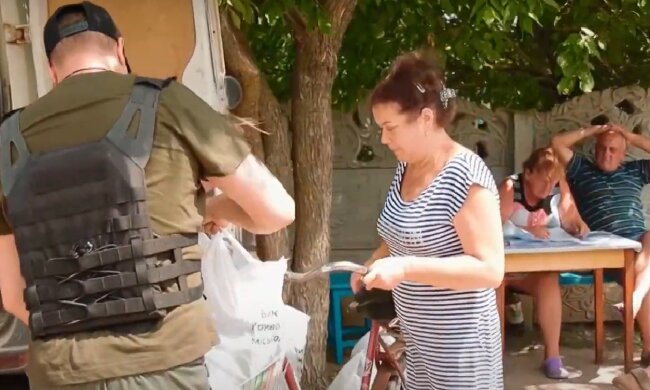 Гуманітарна допомога пенсіонерам у Запорізькій області