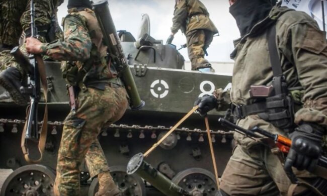 война, Донбасс, АТО, танки, РФ, террористы, боевики