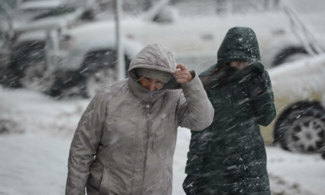 шторм, сніг