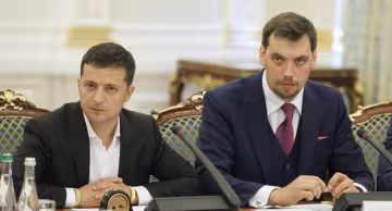 володимир зеленський, олексій гончарук