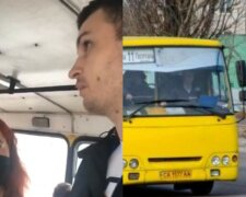 "Открывайте или выломаю": украинец без маски устроил дебош в маршрутке, видео