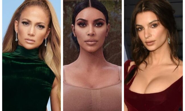 дженніфер лопес, кім кардашьян, емілі ратаковски