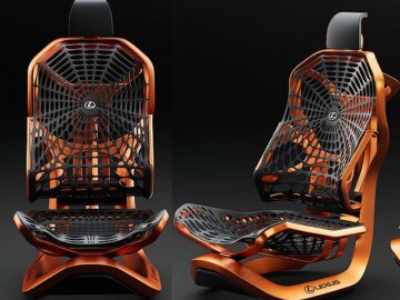 Lexus зробив крісла для автівок із павукового шовку