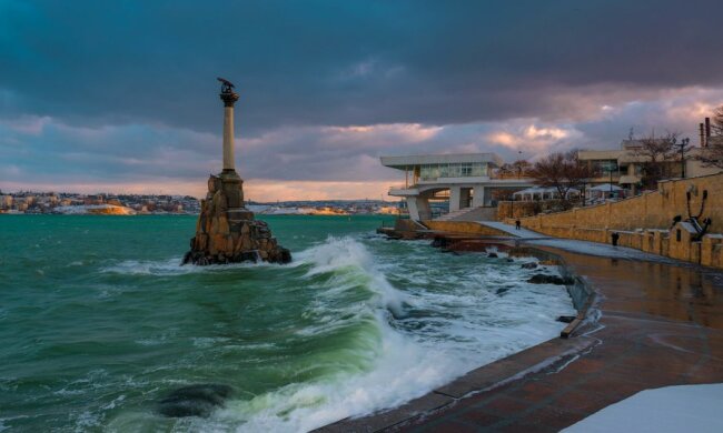 Крым, море