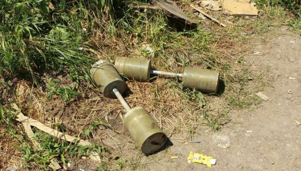 Бойцы АТО построили тренажеры из остатков снарядов (фото)