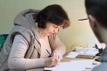 Безкоштовні продукти для ВПО та пенсіонерів у Полтаві: