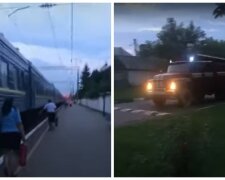 Поезд "Укрзализныци" загорелся на ходу: огонь увидели из далека, видео ЧП