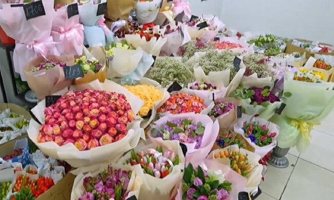 Подорожчання квітів в Одесі, 8 березня