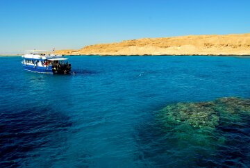 Египет, туристы остров