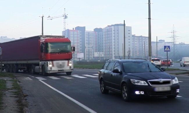 Ограничение движения транспорта в Киеве