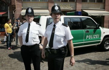 British And German Police Join Forces On World Cup Patrol