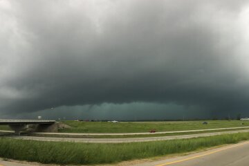 Тучи, шторм, торнадо