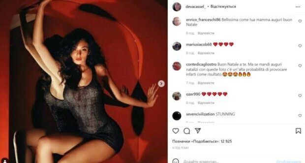 Юная дочь Беллуччи в платье с корсетом доказала, что ничем