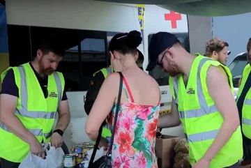 Безкоштовні продукти для ВПО та пенсіонерів у Запоріжжі