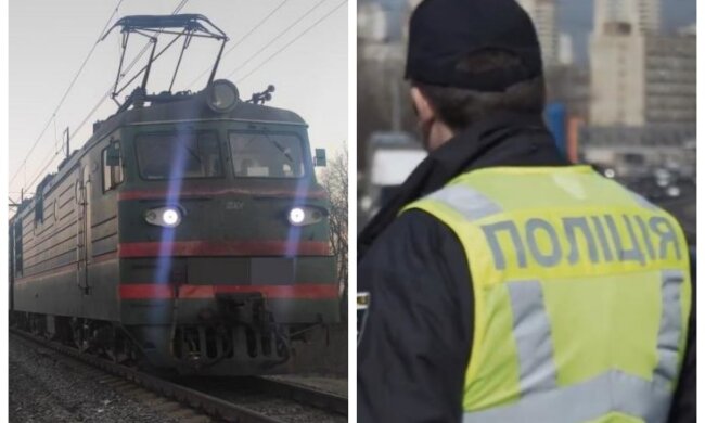 дтп, жд, поезд, укрзализныця, полиция