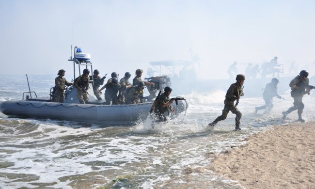 Морские военные учения Николаевская область