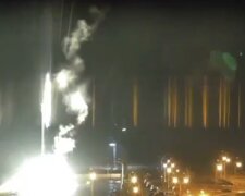 Запорожская АЭС обстрел пожар