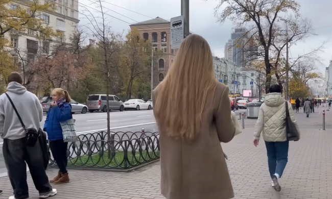 осінь, Київ, Хрещатик, українці, люди