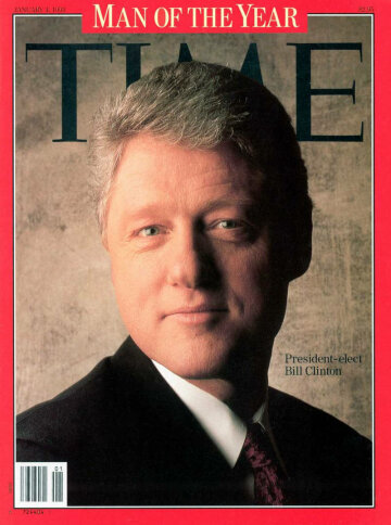 TIME cover 01-04-1993 President-elect Bill Clinton, TIME's Man of the Year.