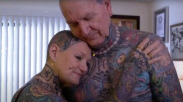 Пенсионеры стали рекордсменами, "забив" свое тело татуировками, фото: "Это было целью"