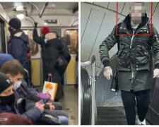 На очах у пасажирів метро напали на киянку, фото: "Вдарив і розмахував пістолетом"