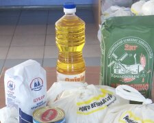 Безкоштовні продукти для ВПО та пенсіонерів в Харкові