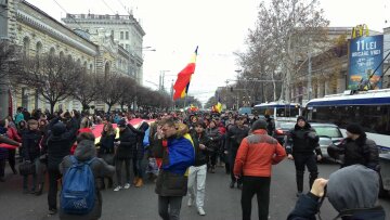 Румыния-протест