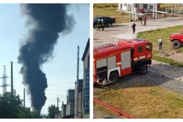 Мощный пожар вспыхнул в Николаеве, столбы черного дыма поднялись в небо:  "емкость с топливом..."